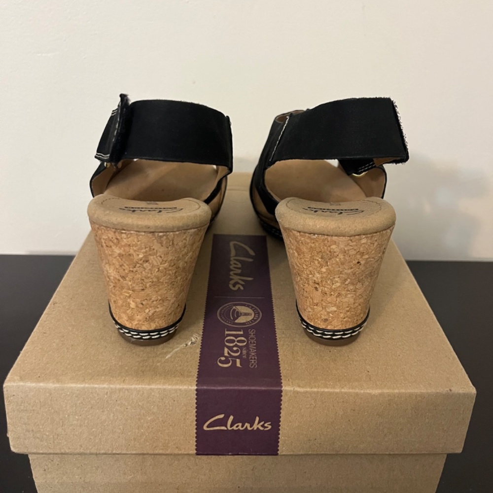 Clark’s Helio Float Wedge Size 9.5 W - image 3
